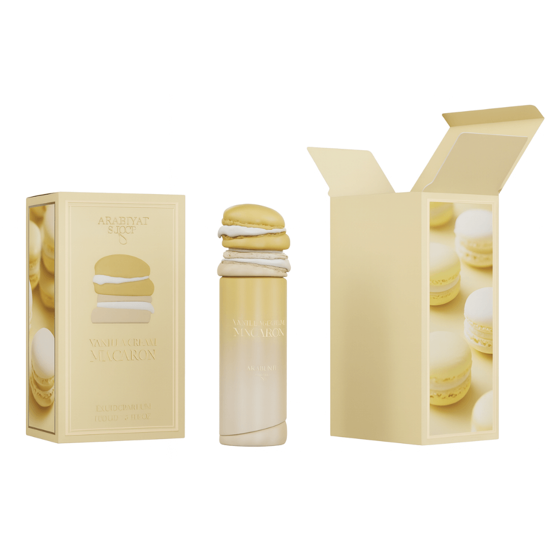 Vanilla Cream Macaron Eau de Parfum - luxuriöser Gourmand Duft aus Dubai mit cremiger Süße